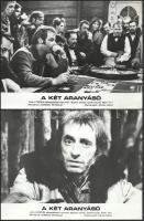 cca 1989 előtt készült, "A két aranyásó" című NDK film jelenetei és szereplői, 7 db vintag...