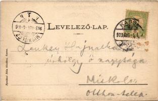 1903 Kassa, Kosice; II. Rákóczi Ferenc pecsétje. Kiállítási emléklap, Nyulászi Béla kiadása / Stamp ...