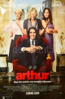 2011 Arthur, filmplakát, papír, feltekerve, kisebb gyűrődésekkel, lapszéli sérüléssel és apró szakadásokkal, felületi kopásokkal, 101x68,5 cm