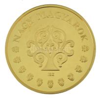 ifj. Szlávics László (1959-) 2012. "Nagy Magyarok / Puskás Ferenc" aranyozott Cu emlékérem...