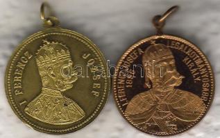 1896 2db kül. "Milleneumi" emlékveret T:1/2