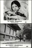cca 1989 előtt készült, "Az űzött szamuráj" című japán film jelenetei és szereplői, 18 db ...
