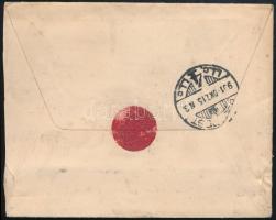 1901 Levél "TISZOLCZ-FELED" + "TISZOLCZ P.U." vasúti bélyegzésekkel