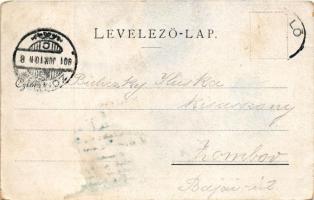 1901 Gödöllő, A király dolgozószobája. W. Haertel kiadása, Erdélyi cs. és kir. udvari fényképész fel...