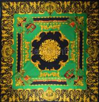 Hintós mintás kendő, 85x85 cm