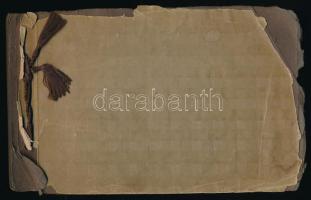 1917-1929 Régi fotóalbum, közte több fényképpel Wekerle Sándor miniszterelnökről, valamint Wekerle G...