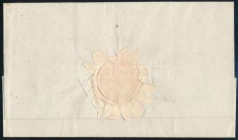 1835 Hivatalos levél piros / red "Györ / Vármegyétől" - Ungvár