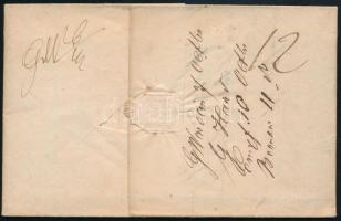 1846 Portós levél "gR WARDEIN" - Clausenburg (Gudlin 80 p)