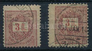 1888 2 db 3Ft elfogazva / shifted perforation