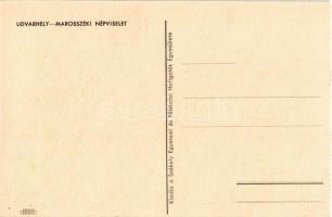 Udvarhelyszék, Scaunul Odorhei; Marosszéki népviselet. Kiadja a Székely Egyetemi és Főiskolai Hallga...