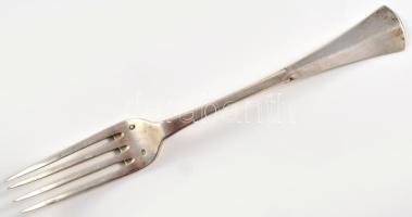 Ezüst (Ag) villa szett, 6 darab, h: 21,5 cm, jelzett, nettó 459g