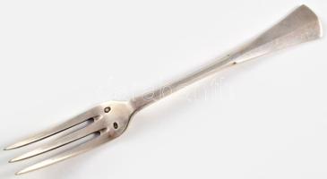 Ezüst (Ag) villa szett, 6 darab, jelzett, h: 16 cm, nettó 210g