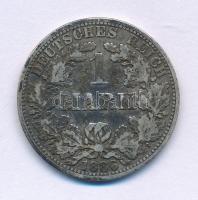 Német Birodalom 1886A 1M Ag T:VF, patina German Empire 1886A 1 Mark Ag C:VF, patina Krause KM#7
