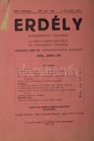 1915-17 Erdély. Honismertető folyóirat Az Erdélyi Kárpát-Egyesületnek és Muzeumának értesítőjének 6 ...