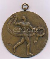 1960 k. "II. díj" kétoldalas bronz atlétikai díjérem. Szign.: Iván István (1905-1968) (65mm) T:XF