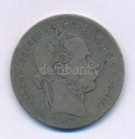 1878KB 1Ft Ag "Ferenc József / Középcímer" T:F patina Adamo M15