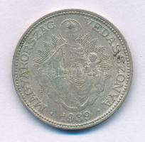 1939. 2P Ag "Madonna" T:XF kis patina Adamo P7