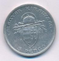 1938. 5P Ag "Szent István" T:F ph. Adamo P8.1