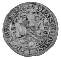 Ausztria / Szilézia1686SHS 6kr Ag "I. Lipót" Boroszló T:F anyaghiba Austria / Silesia 1686SHS 6 Kreuzer Ag "Leopold I" Breslau C:F material error Krause KM#?507