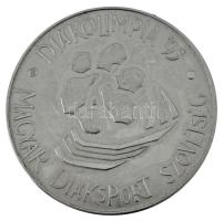 Tóth Béla (1941-) 1995. "Diákolimpia '95 - Magyar Diáksport Szövetség / Magyar Köztársaság" kétoldalas, ezüstözött fém emlékérem (60mm) T:XF (eredetileg PP), fülnyom (?)