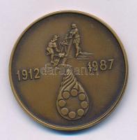 Pócsik István (1933-) 1987. "A 'December 4' Drótművek 75 éves / 1921-1987" kétol...