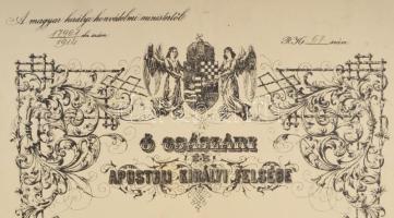 1914 Tartalékos hadnagyi kinevezés Polcz Géza, a m. kir. lugosi 8. honvéd gyalogezred tartalékosa ré...