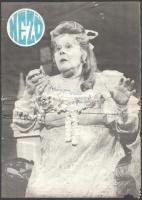 Dajka (Dayka) Margit (1907-1986) Kossuth-díjas színművésznő autográf dedikációja őt ábrázoló újságcímlapon Dr. Pestessy József főorvos részére