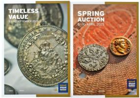 2024-2025. "Künker" 2db árverési katalógus + 2025. "Goud Wissel Kantoor" 2db árv...