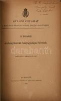 Gesell Sándor kolligátum, 5 művéből. Mind a szerző, terebesfejérpataki Gesell Sándor (1839-1919) kir...