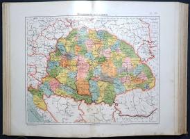 Nagy magyar atlasz. 158 színes főtérkép és kétszázötvenhét melléktérképpel és névmutatóval. Erődi Bé...