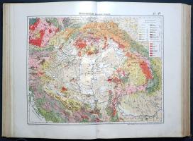 Nagy magyar atlasz. 158 színes főtérkép és kétszázötvenhét melléktérképpel és névmutatóval. Erődi Bé...