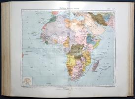 Nagy magyar atlasz. 158 színes főtérkép és kétszázötvenhét melléktérképpel és névmutatóval. Erődi Bé...