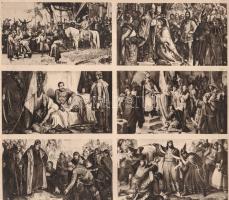 Honfoglalás. Történelmi társasjáték.
[Budapest, 1935]. [Kiadó és nyomda nélkül]. 6 játéktábla, 3x36...