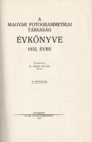 A Magyar Fotogrammetriai Társaság Évkönyve az 1932., 1933., 1934., 1935., 1936-37., 1938-39. évre. Ö...