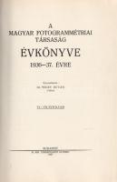 A Magyar Fotogrammetriai Társaság Évkönyve az 1932., 1933., 1934., 1935., 1936-37., 1938-39. évre. Ö...