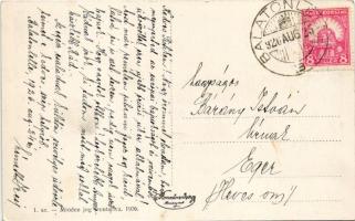 1926 Balatonlelle, Ruff János pensio és étterem, kerthelyiség