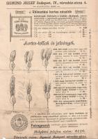 [Aprónyomtatvány] Sigmund József pesti vászon- és fehérnemű kereskedő vállalatának képviselőválasztá...