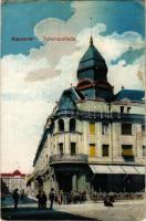 1915 Kaposvár, Turul szálloda, kávéház. Szabó Lipót kiadása (EB)