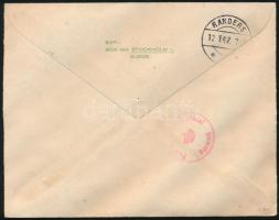 1941 Ajánlott légi levél Dániába / Registered airmail cover to Denmark