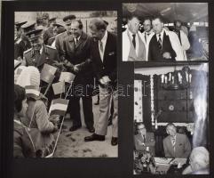 1978 Dunavarsány, Petőfi MGTSZ látogatás fényképalbuma, összesen 48 db fotóval, az egyik képen Kádár...