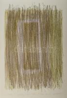 Olvashatatlan jelzéssel: Gesztusok. Litográfia, papír. Művészpéldány E.A. 22/14 számozással. 45x31 cm