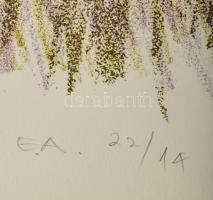 Olvashatatlan jelzéssel: Gesztusok. Litográfia, papír. Művészpéldány E.A. 22/14 számozással. 45x31 c...