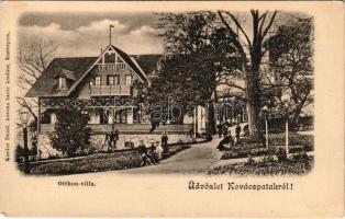 Kovácspatak, Kovacov; Otthon villa. Kardos Dezső kiadása / hotel villa (EK)