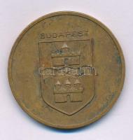 1984. "Szociálpszichiátriai Szakcsoport Tanácskozása - Budapest" kétoldalas bronz emlékére...