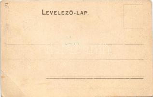 Bonyhád, Arany Oroszlán szálloda és étterem, kávéház, Erdős Zsigmond üzlete. Reining E. kiadása (EB)