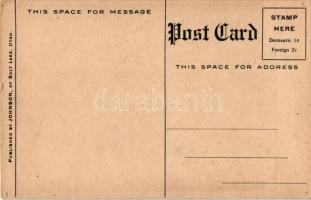 Brigham Young and his wives. Johnson (lyukak / pinholes)