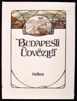 Budapesti üdvözlet. A régi Budapest korabeli képeslapok és reklámok tükrében. Szerk.: Kollin Ferenc. Bp., 1983, Helikon. Fekete-fehér fotókkal illusztrált. Térkép-melléklettel (Budapest fő- és székváros legújabb térképe, kész.: Homolka József, az 1896-os kiadás reprintje, 78,5x63 cm). Kiadói egészvászon-kötés, kiadói papírtokban, jó állapotban.