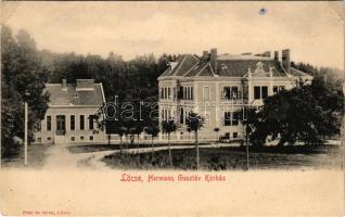 Lőcse, Levoca; Hermann Gusztáv kórház. Patz és társa kiadása / hospital (EB)