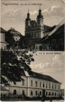 Nagyszombat, Tyrnau, Trnava; Cs. és kir. rokkantház és templom, Cs. k. katonai kórház / church, K.u.K. institute for the disabled, military hospital (EM)