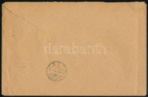 1914 Ajánlott tábori küldemény szükségragjeggyel Temesvárra / Registered field post cover with auxil...